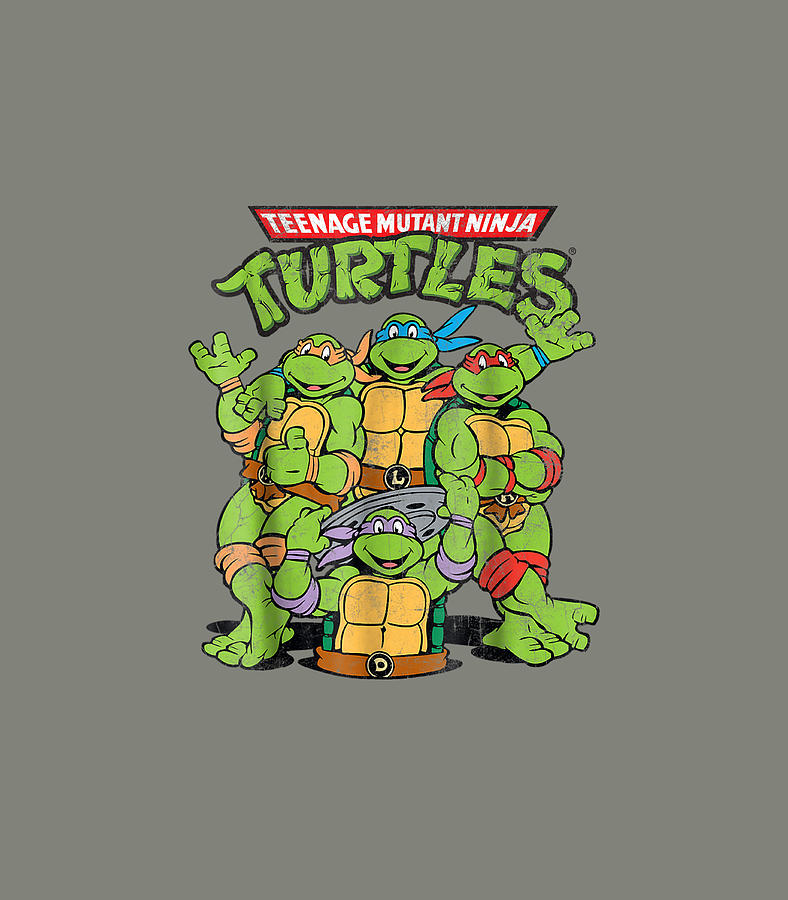 Age Mutant Ninja Turtles Classic Retro Logo Digital Art By Rahelv Finn