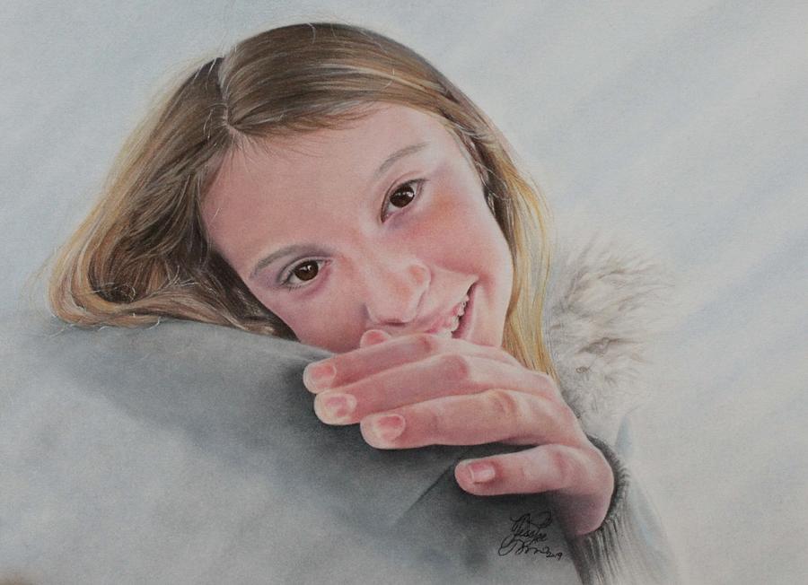 Age of Innocence  Pastel by Tess Lee Miller