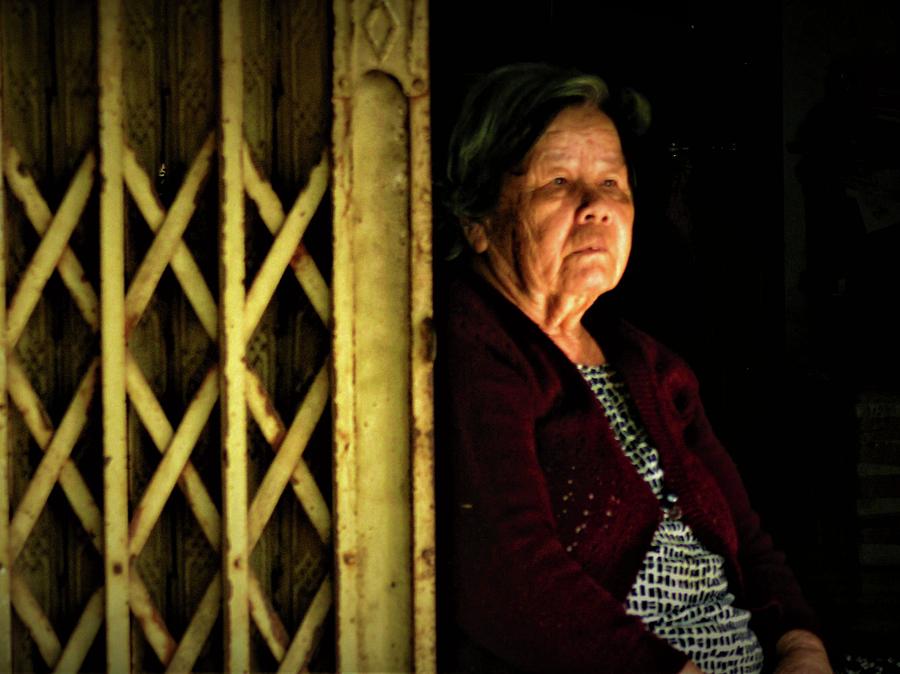 Aged lady portrait Photograph by Robert Bociaga