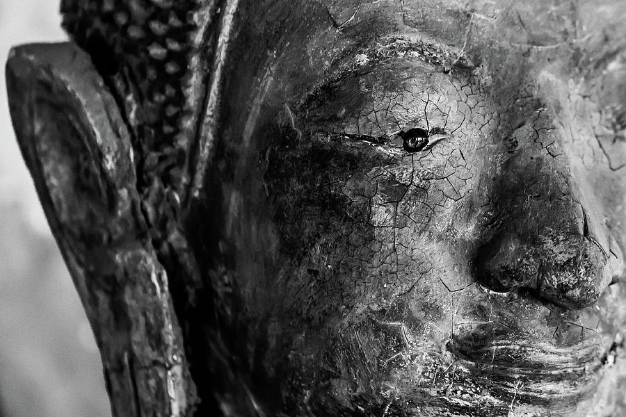 Buddha Photograph - Ageing Buddha by Murray Rudd