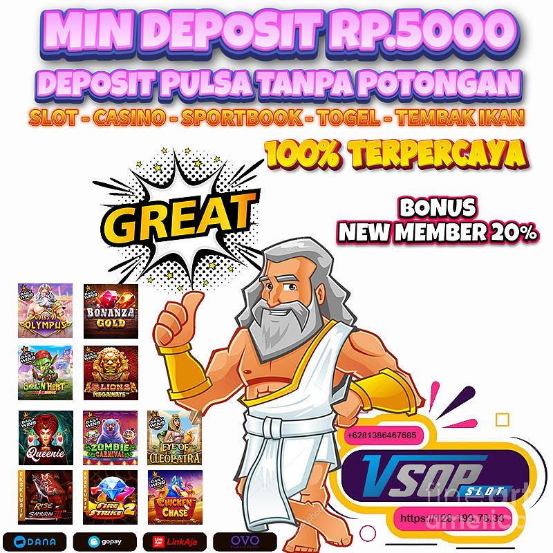 slot minimal deposit 5000 via dana