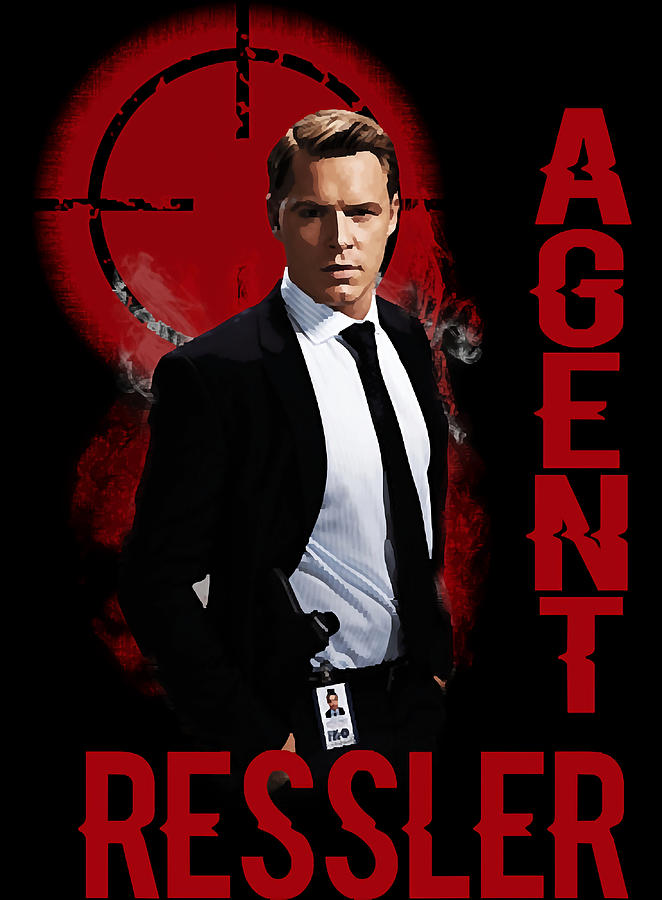 Agent Resslerthe blacklist Poster cool Painting by Joe Gordon | Pixels