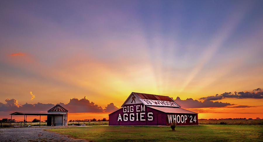 Aggie Barn 19 24 Photograph by Angie Mossburg