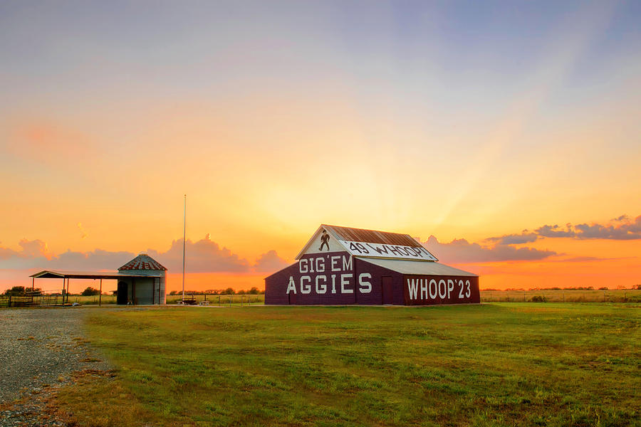 Aggie Barn 1949 2023 Photograph by Angie Mossburg