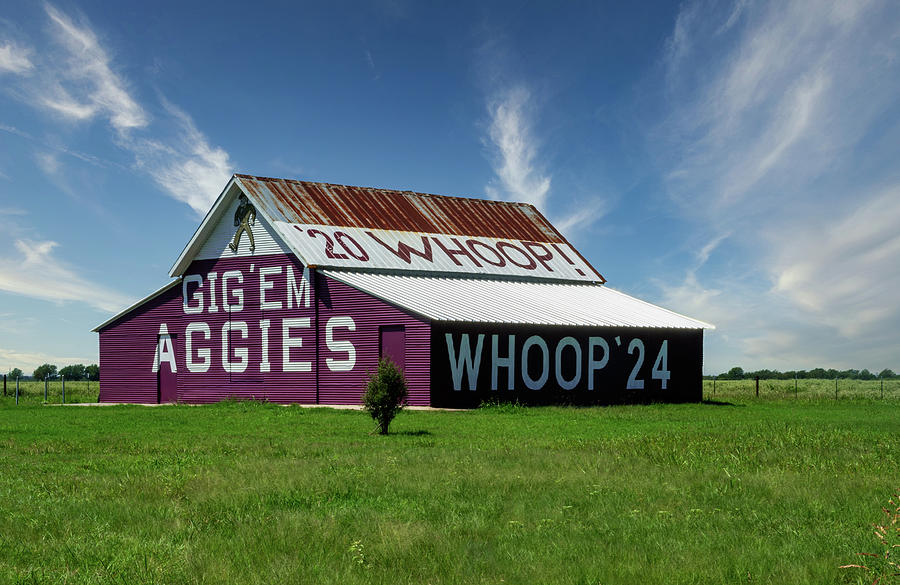 Aggie Barn Photograph by Angie Mossburg