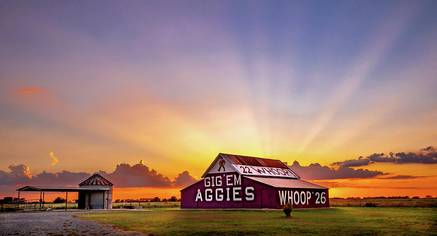 Aggie Barn 22 26 Photograph by Angie Mossburg