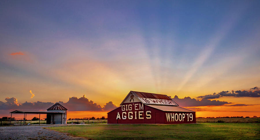 Aggie Barn Sixteen Nineteen Photograph by Angie Mossburg