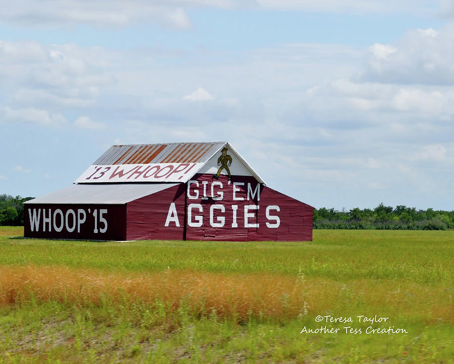 Aggie Barn Photograph by Teresa Taylor - Fine Art America