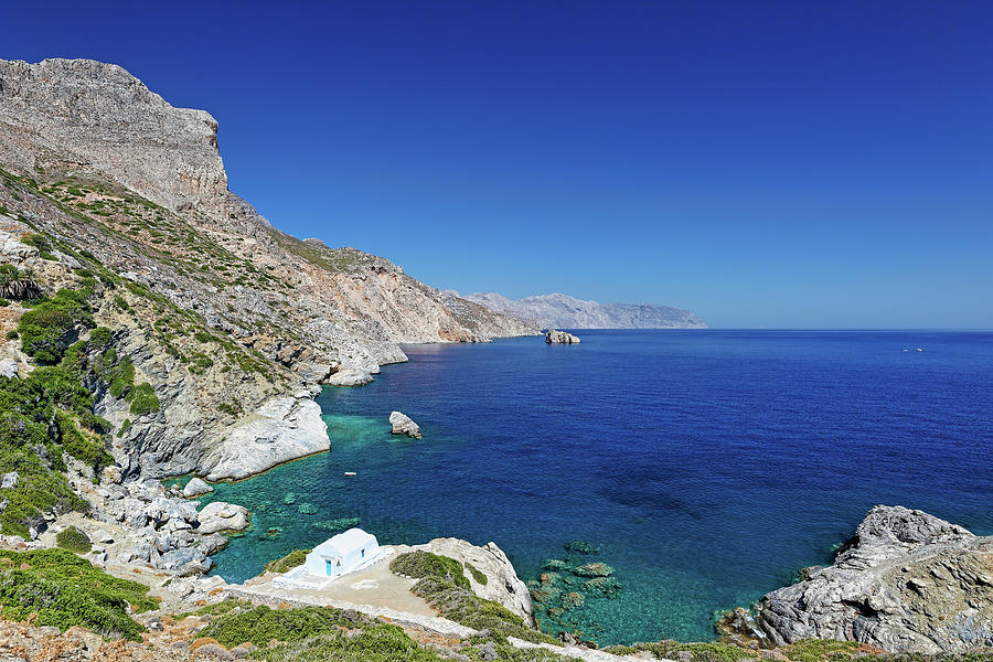 Agia Anna beach of Amorgos, Greece Photograph by Constantinos Iliopoulos