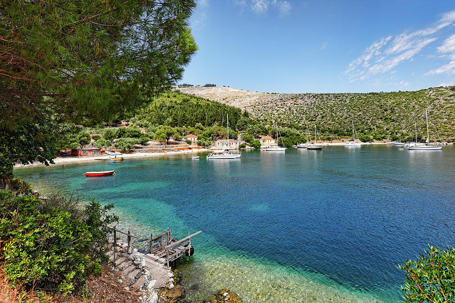 Agia Sofia and Plati Limani in Kefalonia, Greece Photograph by Constantinos Iliopoulos