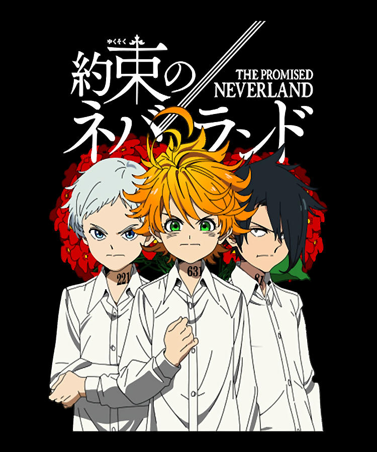 Agile Children Trying Escape From Camp The Promised Neverland Gift For ...