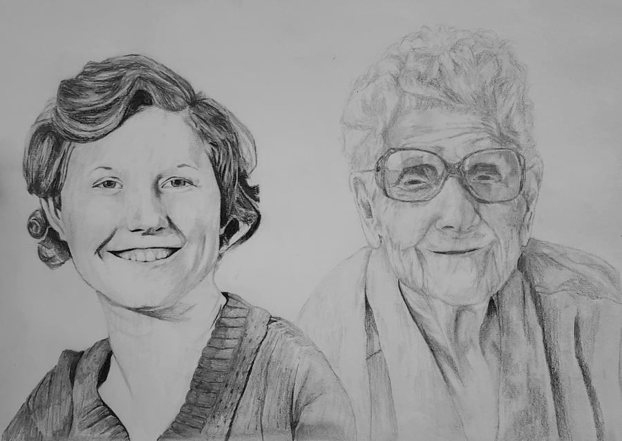 Aging gracefully Drawing by Jocelyn Dorigatti | Fine Art America