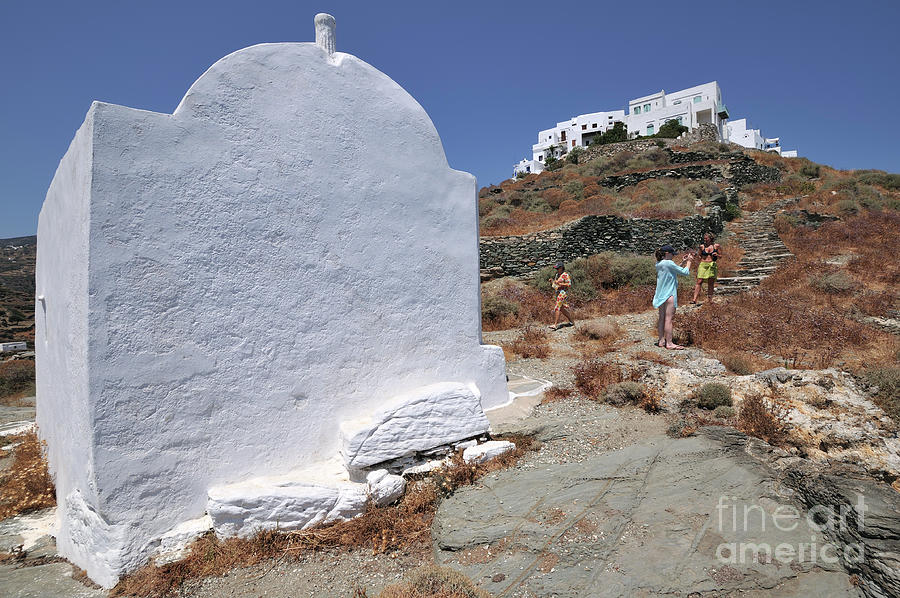 Agios Antonios chapel in Kastro village Photograph by George Atsametakis