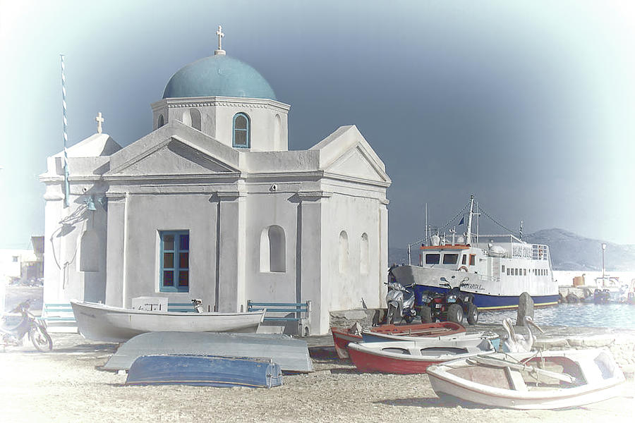 Agios Nikolaos Church Photograph by Bill Barber
