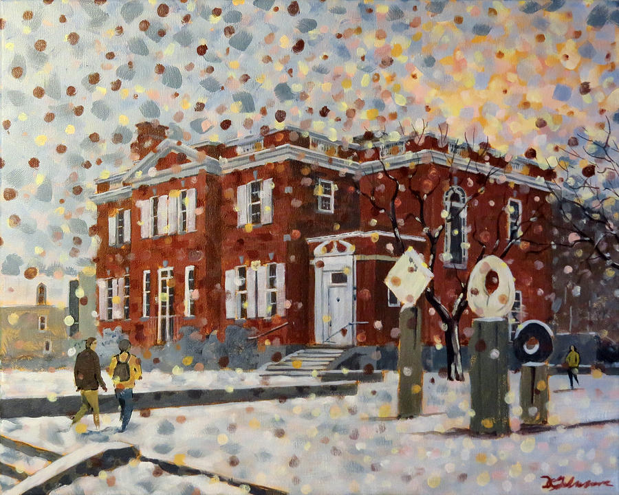 Agnes Etherington House-Queens University Painting by David Gilmore