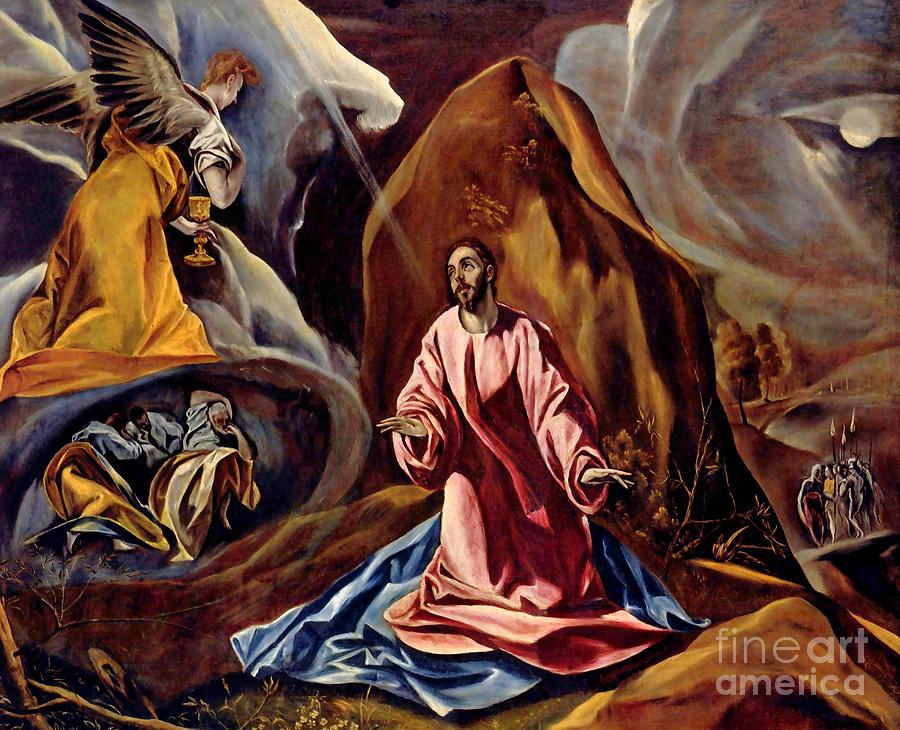 Agony in the Garden Painting by El Greco