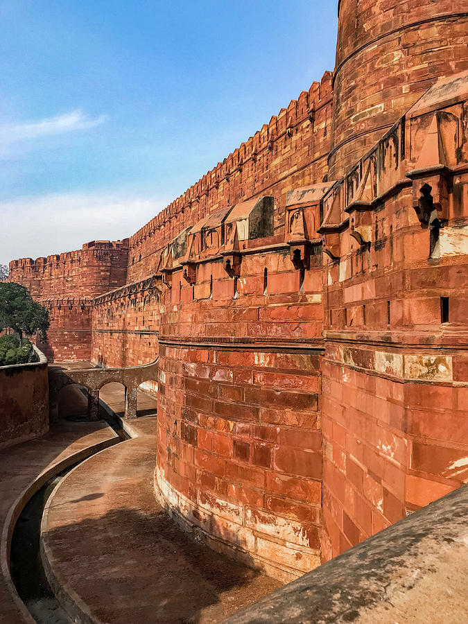 Agra Fort Moat Photograph by Christine Ley