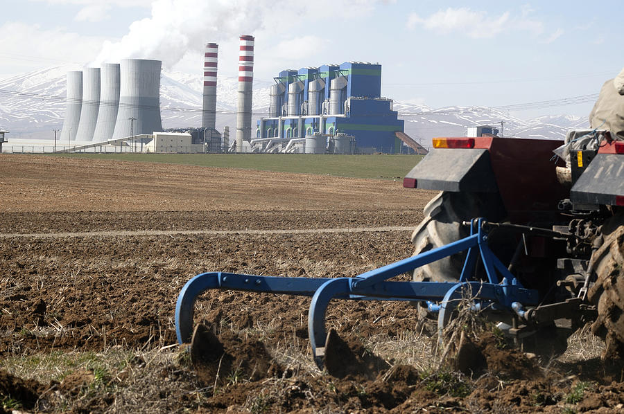 Agriculture and Pollution Photograph by Baranozdemir