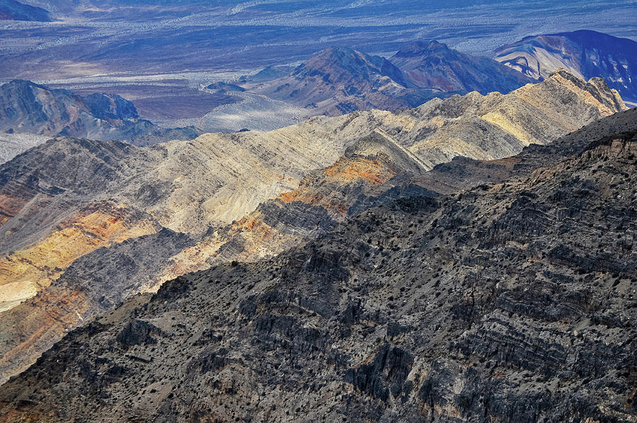Aguereberry Point Death Valley Landscape Photograph by Kyle Hanson