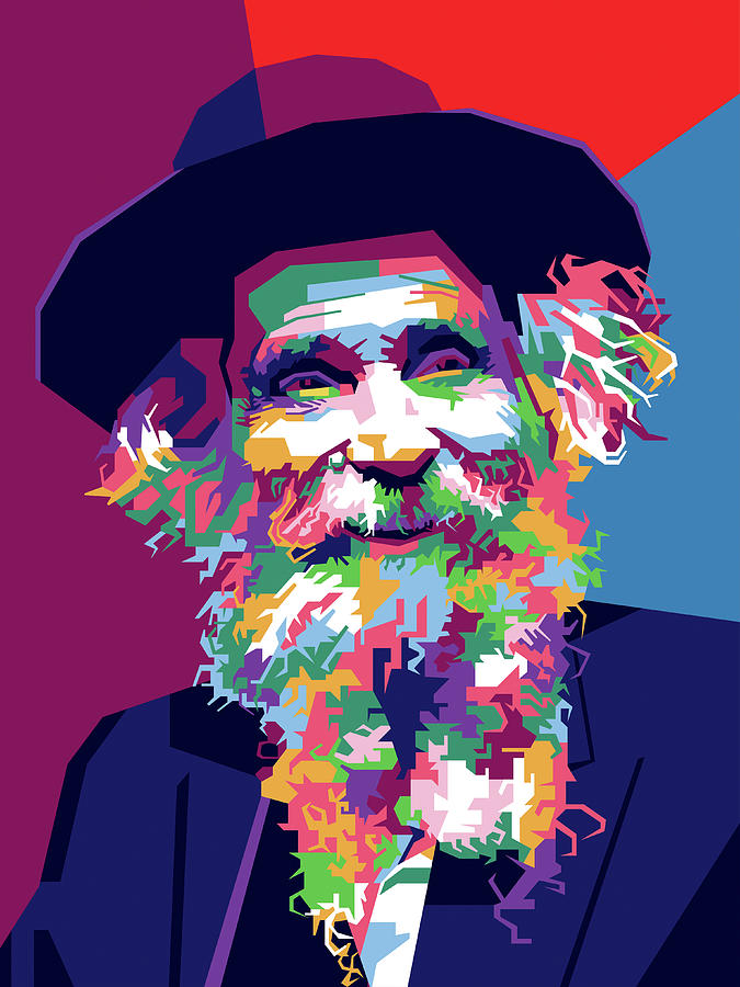 Aharon Yehuda Leib Shteinman Digital Art by Alfin Nurul Imam - Pixels