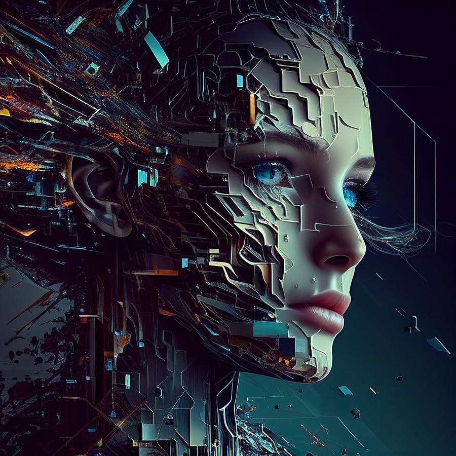 AI Accelerates the Future Digital Art by Masashi Uehara - Fine Art America