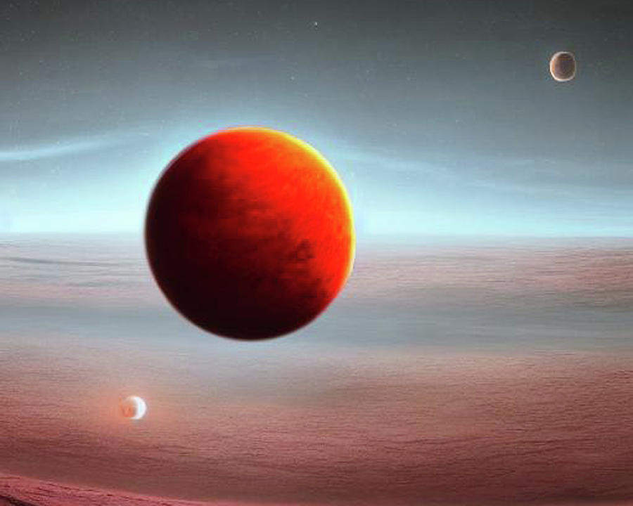 AI Red Planet Photograph by Andrew Lawrence