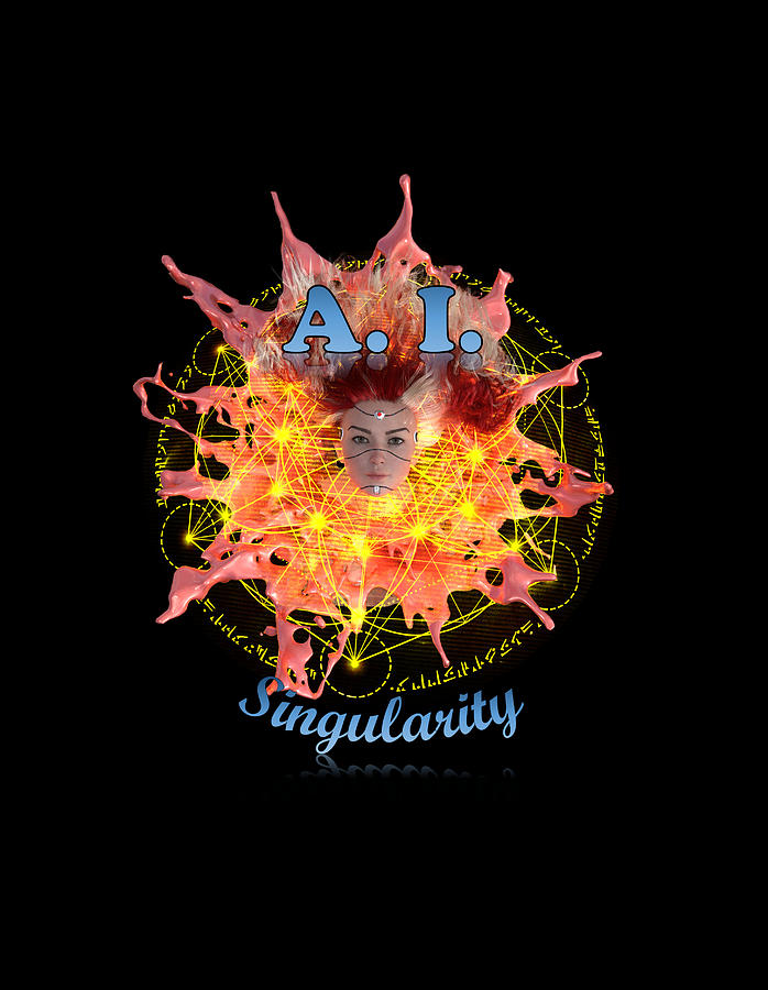 A.I. Singularity Digital Art by Richard Hopkinson