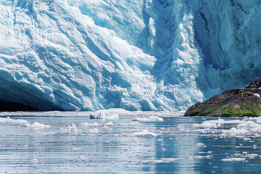 Aialik Glacier at the Base Photograph by Kyle Lavey