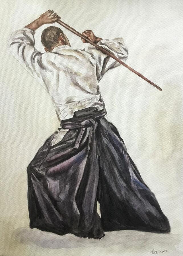 Aikido Painting by Anne Park Aikido Painting by Anne Park