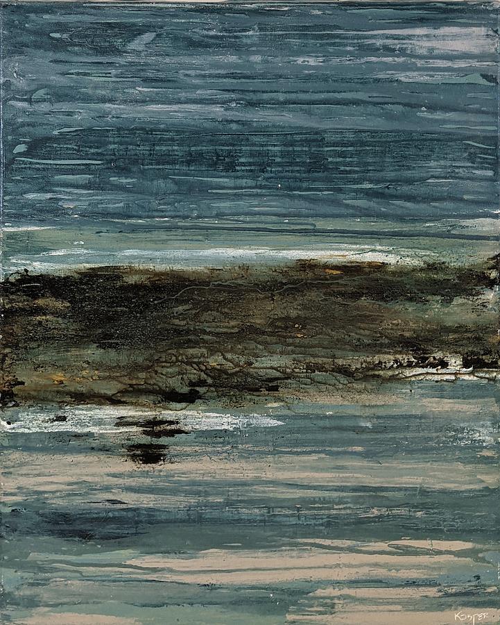Ailing Ocean Painting by Sarah Kasper Ailing Ocean Painting by Sarah Kasper