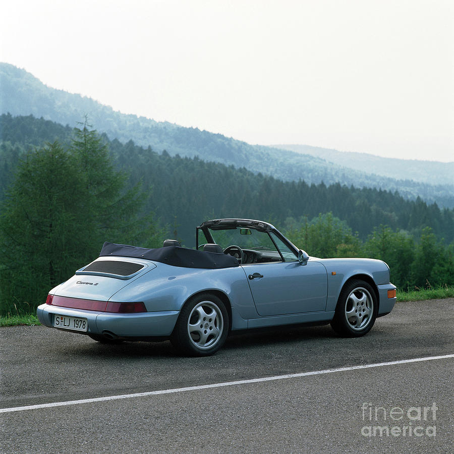 Air cooled flat 6 engine Porsche 911 Cabriolet 964 series Carrera 2 ...