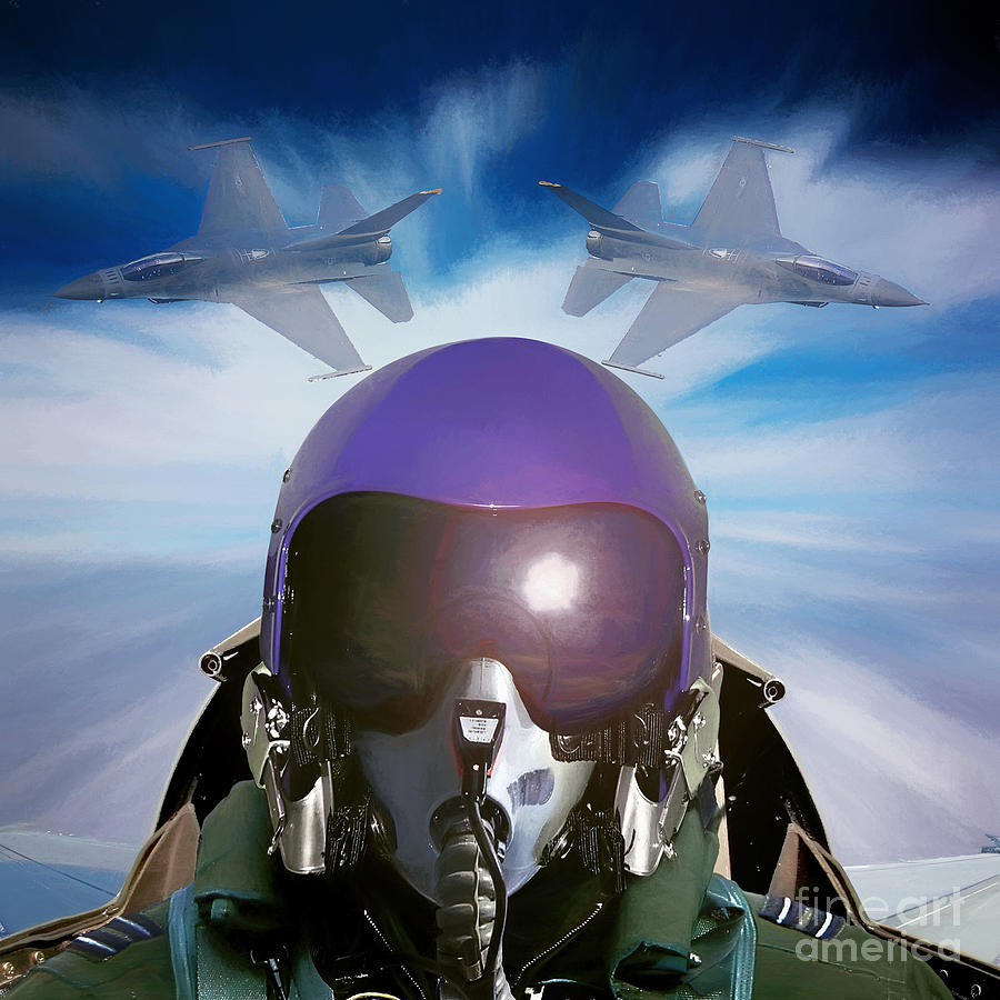 Air Force pilot cockpit Painting by Gull G - Fine Art America