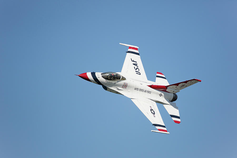 Air Force Thunderbird Opposing Flyer Photograph by Dale Kincaid