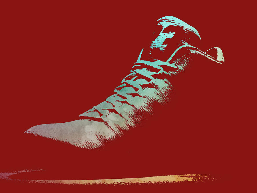 Air Jordan Shoes 1k                               Mixed Media by Brian Reaves