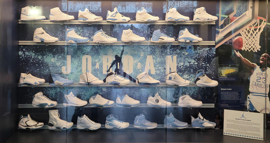 Air Jordan Sneakers 23 Mixed Media by Brian Reaves