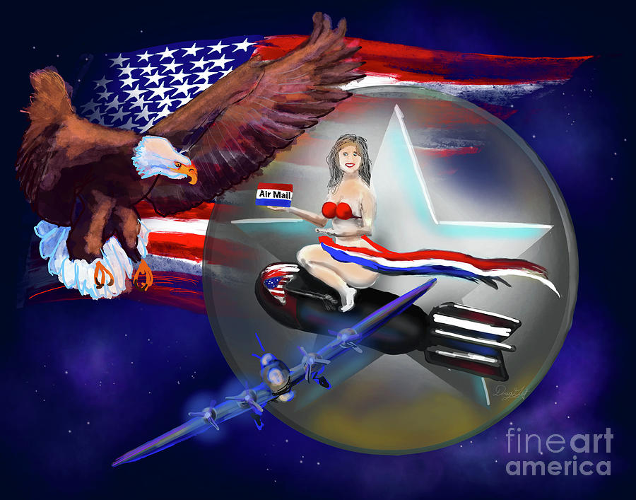 Air Mail Digital Art by Doug Gist Air Mail Digital Art by Doug Gist