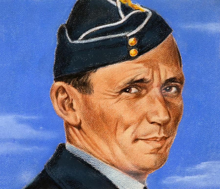 Air Marshal Sir Arthur Tedder - William Timym Painting by War Is Hell Store
