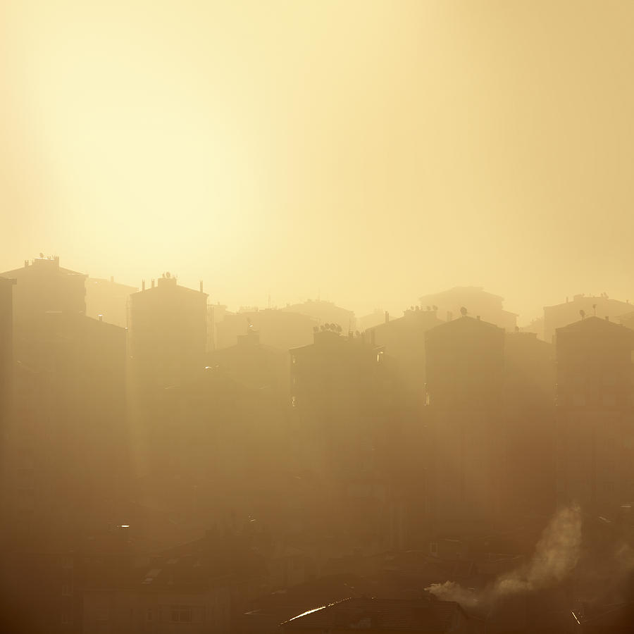 Air Pollution City Photograph by Imagedepotpro