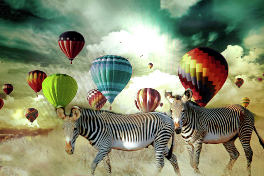 Air Safari  Digital Art by Dennis Baswell