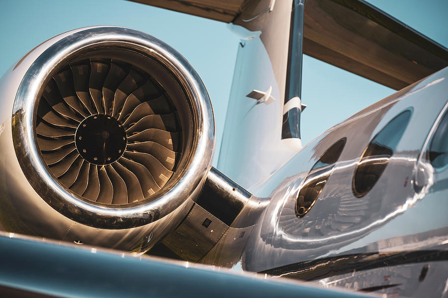 Aircraft engine detail Photograph by Jetlinerimages