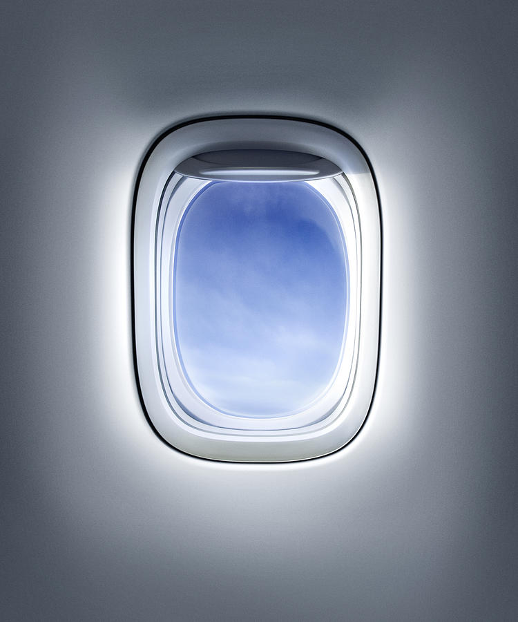Aircraft Window or plane Drawing by Aaron Foster
