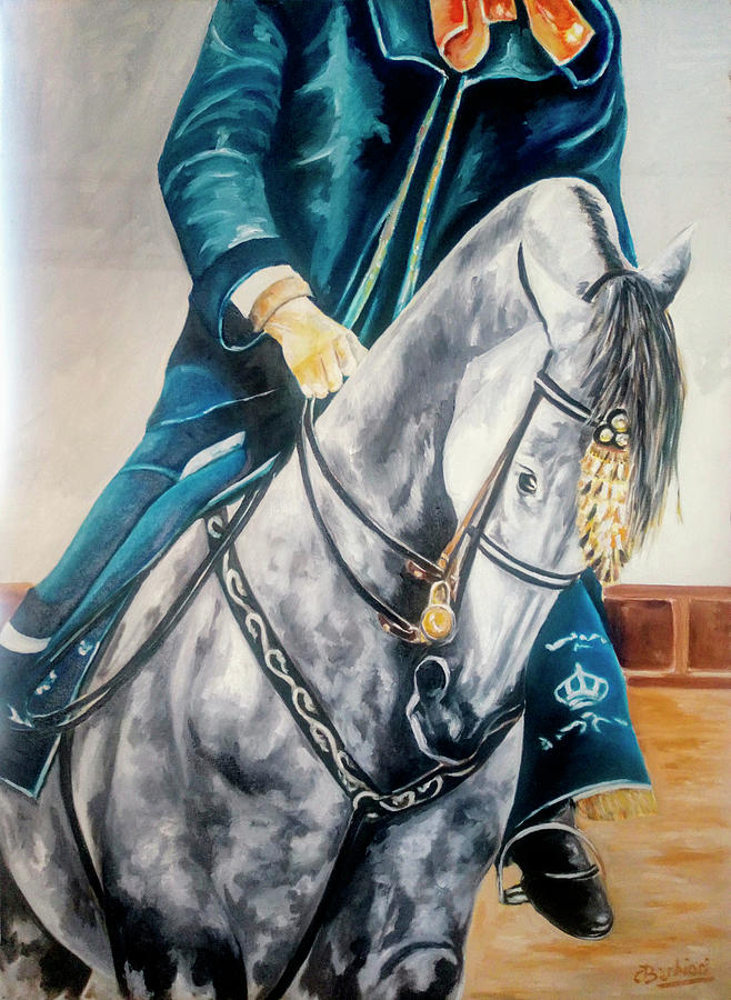 Aire Andaluz Painting by Carlos Jose Barbieri