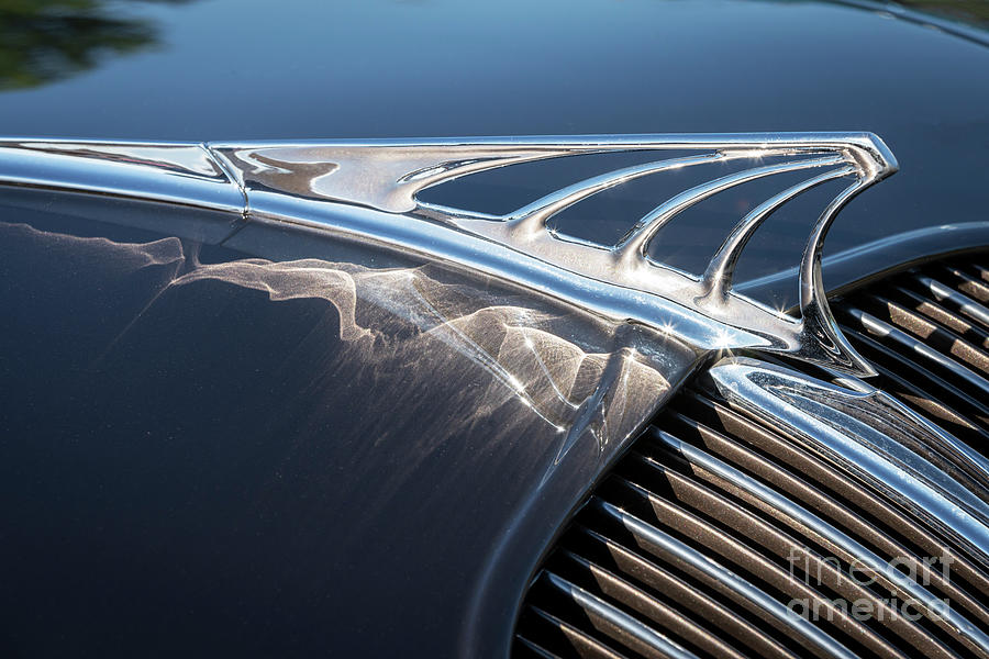 Vintage Photograph - Airflow Chrome by Dennis Hedberg