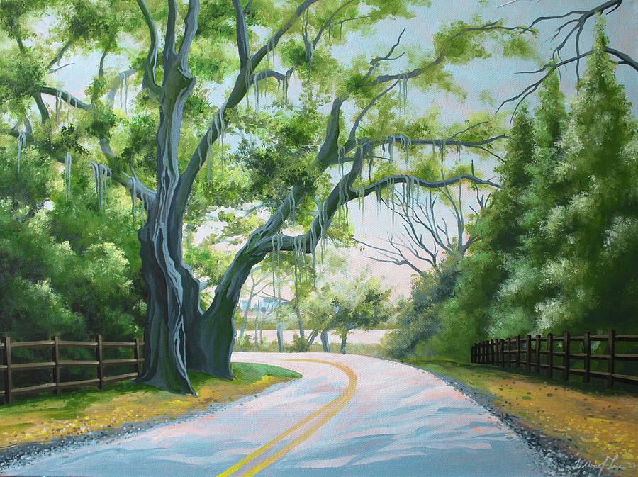 Airlie Road Painting by William Love