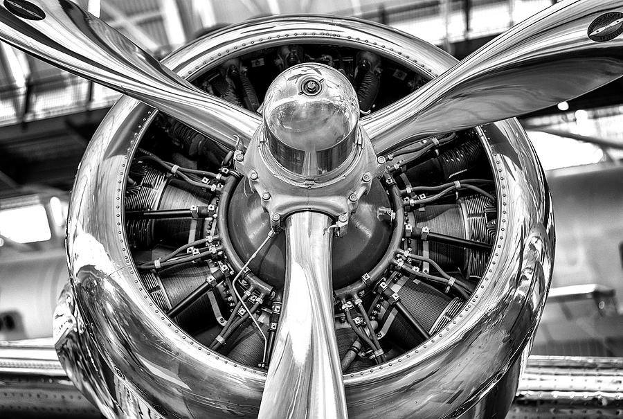 Airplane Engine Photograph by Ryan Wyckoff