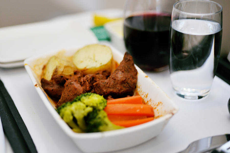 Airplane Meal Photograph by Cheryl Chan