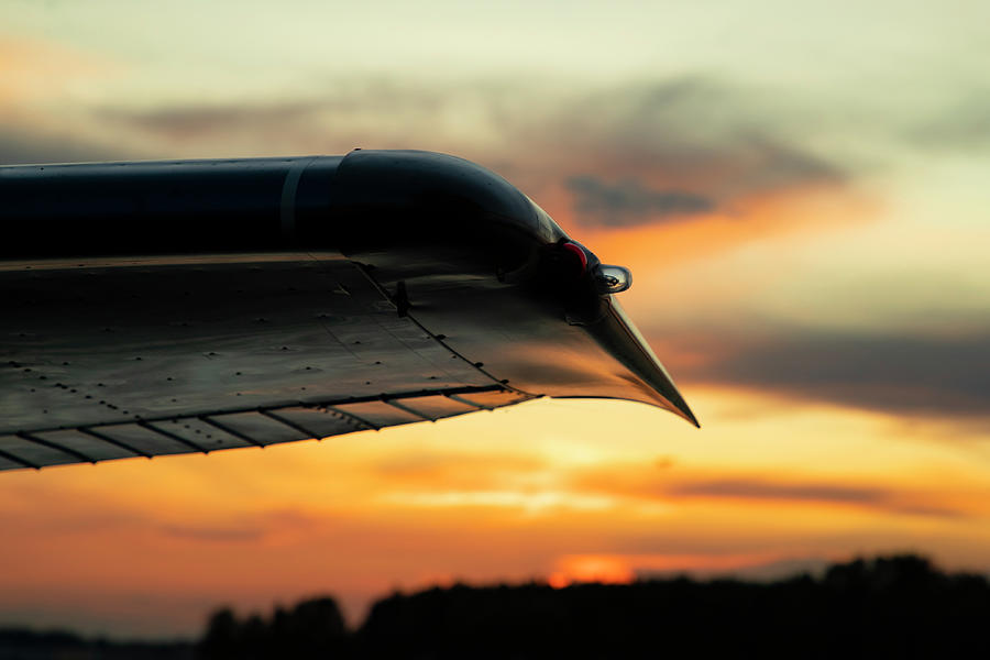 Airplane Wing Photograph by Scott Slone
