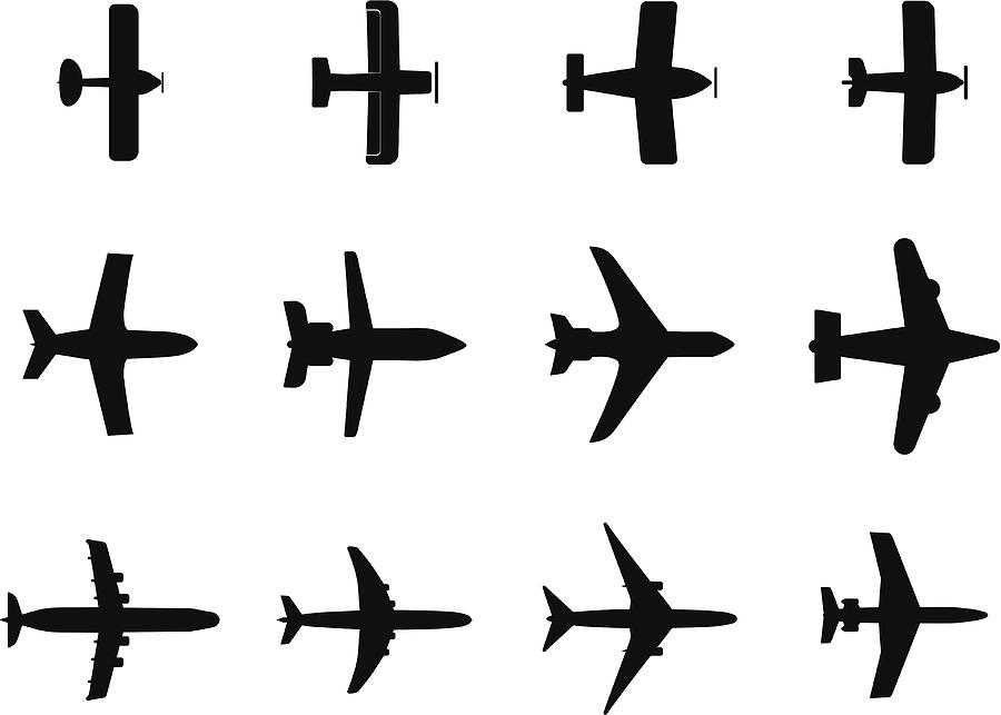 Airplanes Drawing by Perihelio