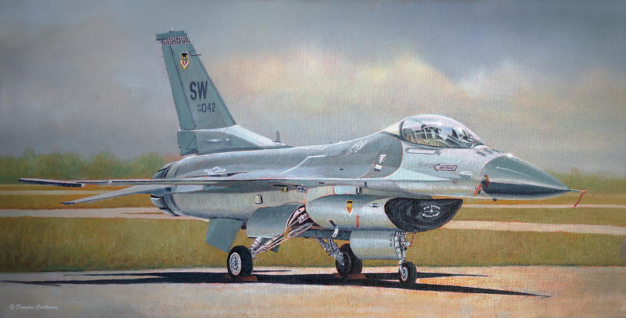 Airshow Viper Painting by Douglas Castleman