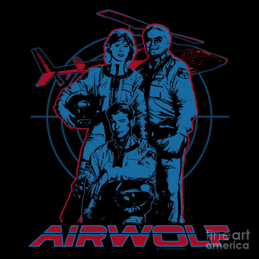 Airwolf Digital Art by Clyde Allen - Fine Art America